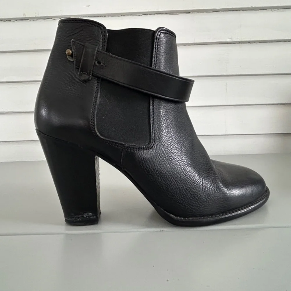 Madewell Lonnie Black Ankle Boots 3.5